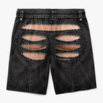 Custom Funny Garage Ripped Butt Illusion Beachwear For Men - Men Swim Trunks