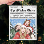 Custom Photo Funny Friendship Christmas Gifts - Personalized Acrylic Ornament
