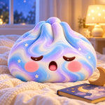 Custom Kawaii Rainbow Cloud Character Decor Gifts For Kids - Personalized Shaped Pillow