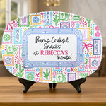 Custom Name Mahjong Snack Party Gifts - Personalized Platter