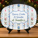 Custom Name Mahjong Game Night Gifts - Personalized Platter