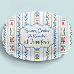 Custom Name Mahjong Game Night Gifts - Personalized Platter