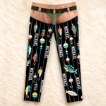 Custom Name Hook and Lure Gifts for Men - Personalized Pajama Pants