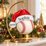 Custom Name Christmas Sports Gifts For Athletes, Sports Fans, Sports Lovers - Personalized Acrylic Ornament