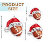 Custom Name Christmas Sports Gifts For Athletes, Sports Fans, Sports Lovers - Personalized Acrylic Ornament