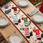 Custom Name Christmas Family Gifts - Personalized Table Runner
