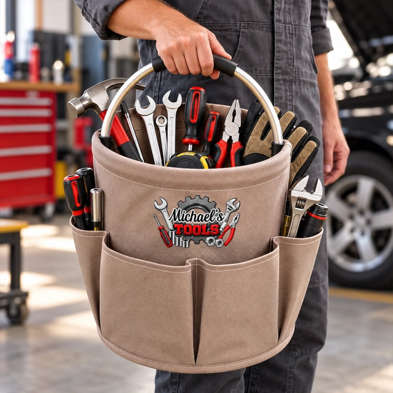 Custom Name Tool Gifts for Men - Personalized Tool Bag