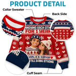 Custom Photo Annoying Each Other Christmas Gifts For Couples - Personalized Ugly Sweatshirt