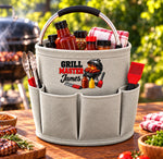 Custom Name Grill Master Gifts for Grill Lovers - Personalized Tool Bag