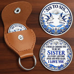 Custom Name Sister Gifts - Personalized Pocket Hug Token
