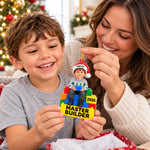 Custom Photo Master Builder Christmas Gifts for Kids - Personalized Acrylic Ornament