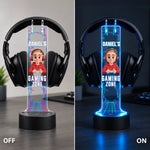 Custom Name Gaming Gifts for Kids - Personalized Headphone Stand