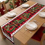 Custom Christmas Name and Initial Family Decor - Personalized Table Runner