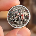 Custom Name Medieval Knight Brother Gifts - Personalized Pocket Hug