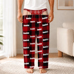 Custom Name Buffalo Plaid Gifts for Men - Personalized Pajama Pants