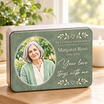 Custom Photo Memorial Keepsake Gifts - Personalized Metal Tin