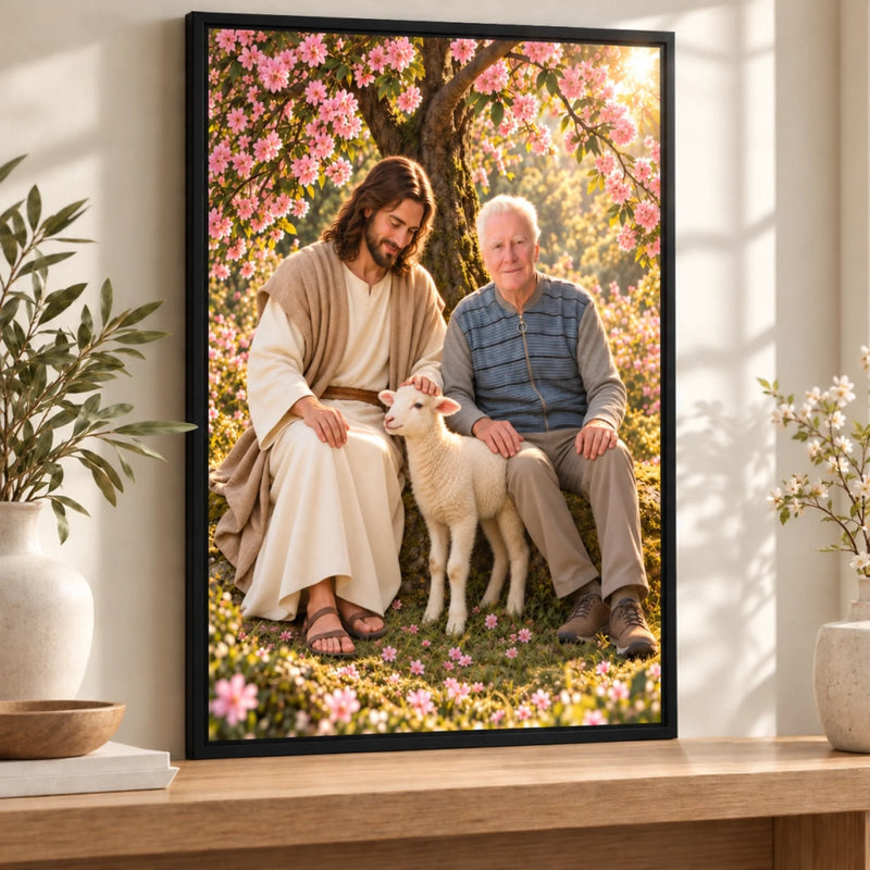 Custom Photo Christian Gifts for Family - Personalized Poster