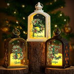 Custom Family Name Christmas Gifts - Personalized LED Candle Lantern