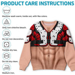 Custom Funny Football Beer Gifts for Men - Personalized Ugly Sweatshirt
