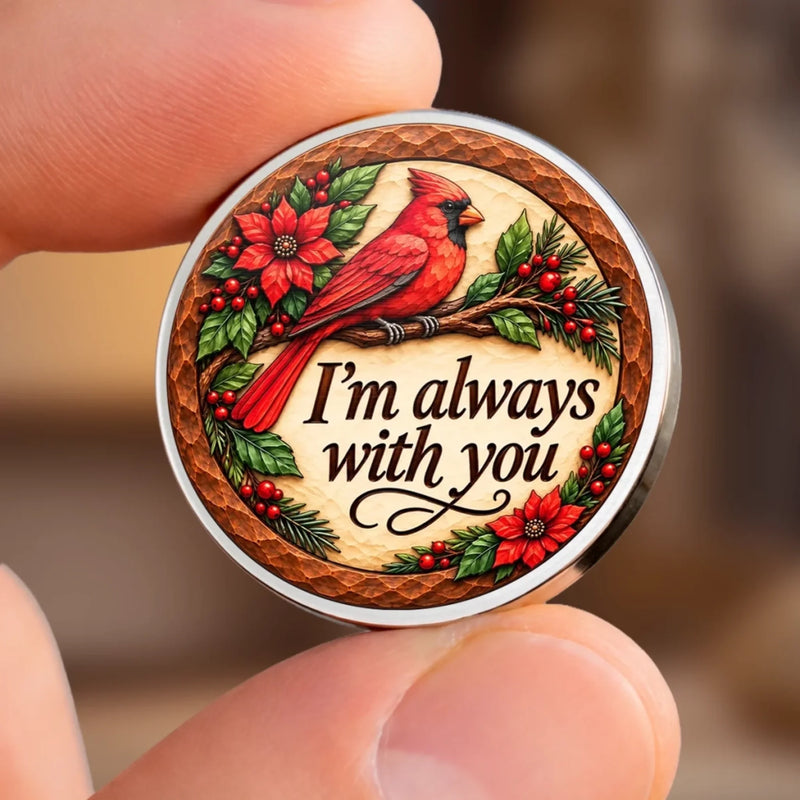 Custom Photo Cardinal Grandma Gifts - Personalized Pocket Hug