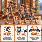 Custom Photo Hunter Gifts for Outdoorsmen - Personalized Poseable Plush Doll