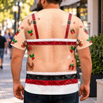 Custom Funny Santa Christmas Gifts For Men - Personalized T-shirt