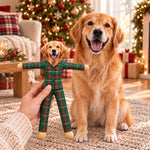 Custom Photo Christmas Elf Doll Gifts For Dog And Cat Lovers - Personalized Poseable Plush Doll copy