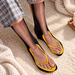 Custom Funny Flip Flop Feet Prank Gifts - Personalized Middle Tube Socks