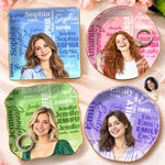 Custom Photo Name Vanity Gifts for Women - Personalized Jewelry Dish
