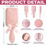 Custom Photo Floral Gifts for Her - Personalized Paddle Hair Brush