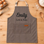 Custom Name Baking Gifts For Women - Personalized Embroidered Apron