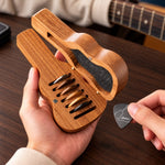 Custom Name Guitar Gifts for Musicians - Personalized Guitar Pick Holder Case