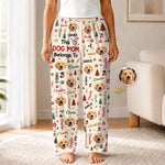 Custom Pet Photo Christmas Gifts for Dog Moms, Dog Dads, Pet Lovers - Personalized Pajama Pants