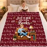 Custom Name Cozy Reading Gifts For Women - Personalized Blanket