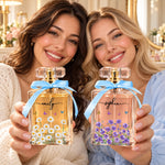 Custom Wildflower And Butterfly Gifts For Her - Personalized Refillable Perfume Bottle