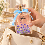 Custom Wildflower And Butterfly Gifts For Her - Personalized Refillable Perfume Bottle