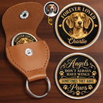 Custom Pet Photo Angels Have Paws Memorial Gifts For Dog And Cat Lovers - Personalized Pocket Hug