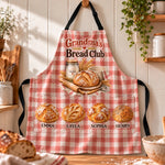 Custom Name Bread Club Baking Gifts For Grandma - Personalized Apron With Pocket