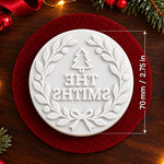 Custom Name Christmas Cookie Gifts for Families - Personalized Cookie Stamp