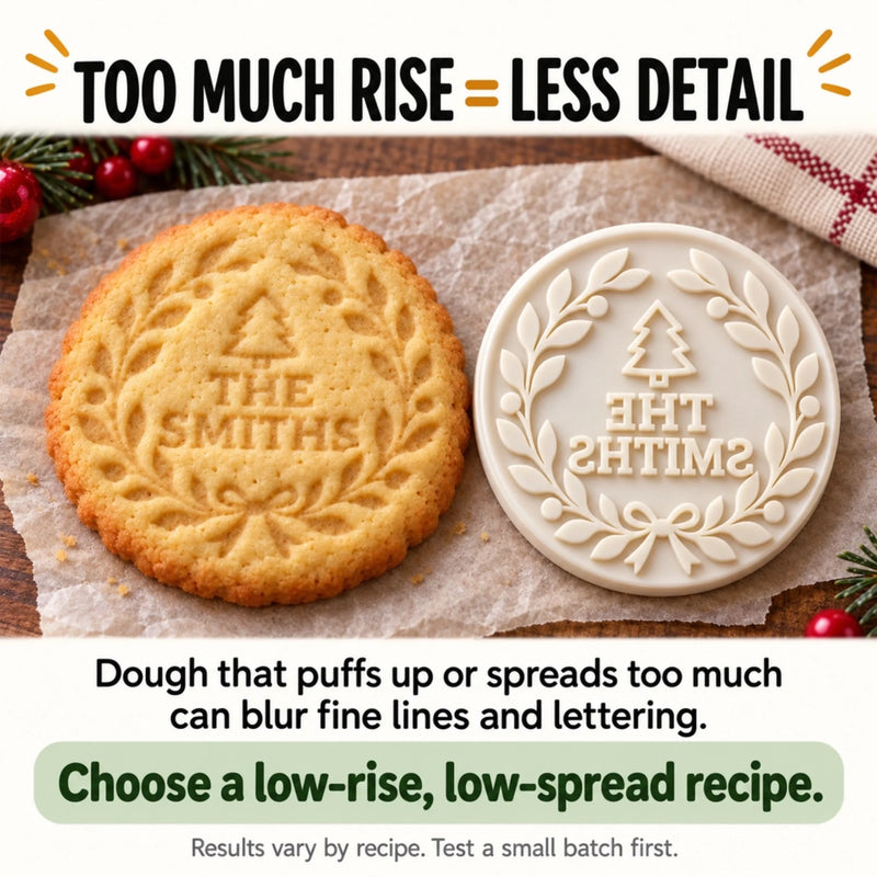 Custom Name Christmas Cookie Gifts for Families - Personalized Cookie Stamp