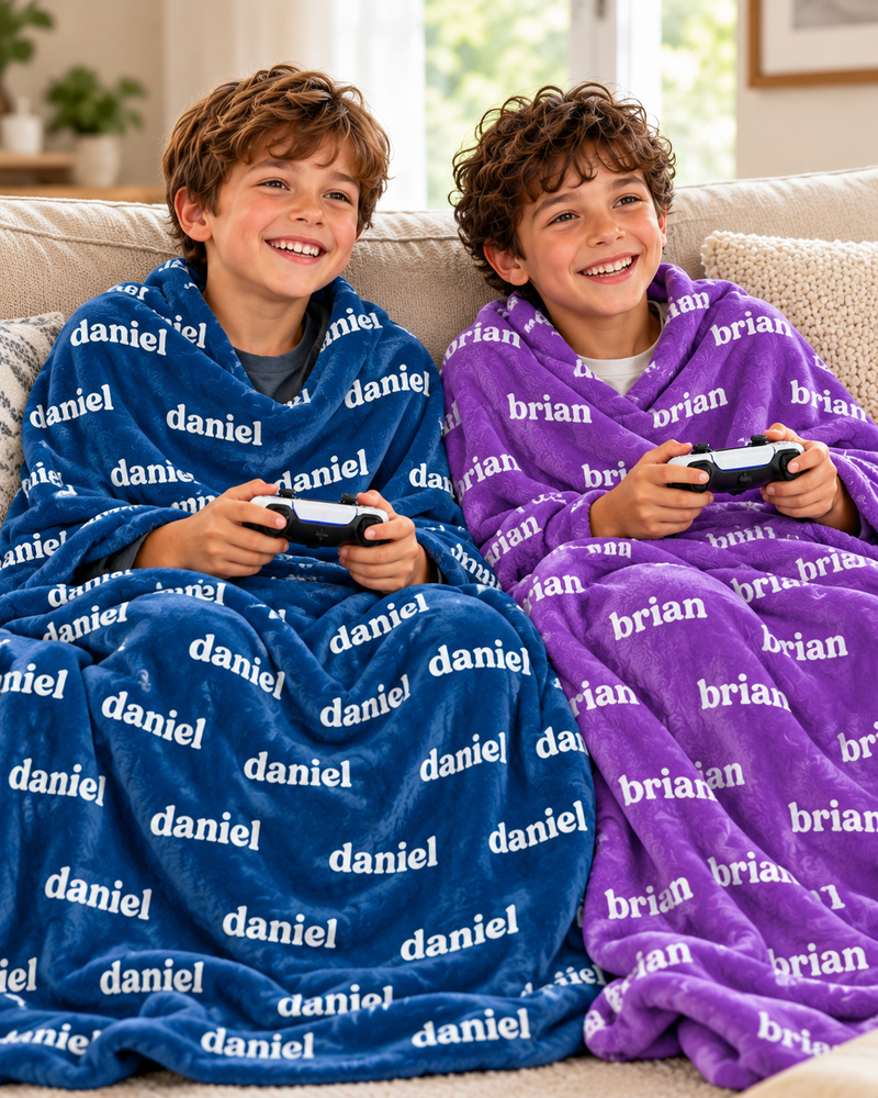Custom Name Kids Gifts - Personalized Blanket